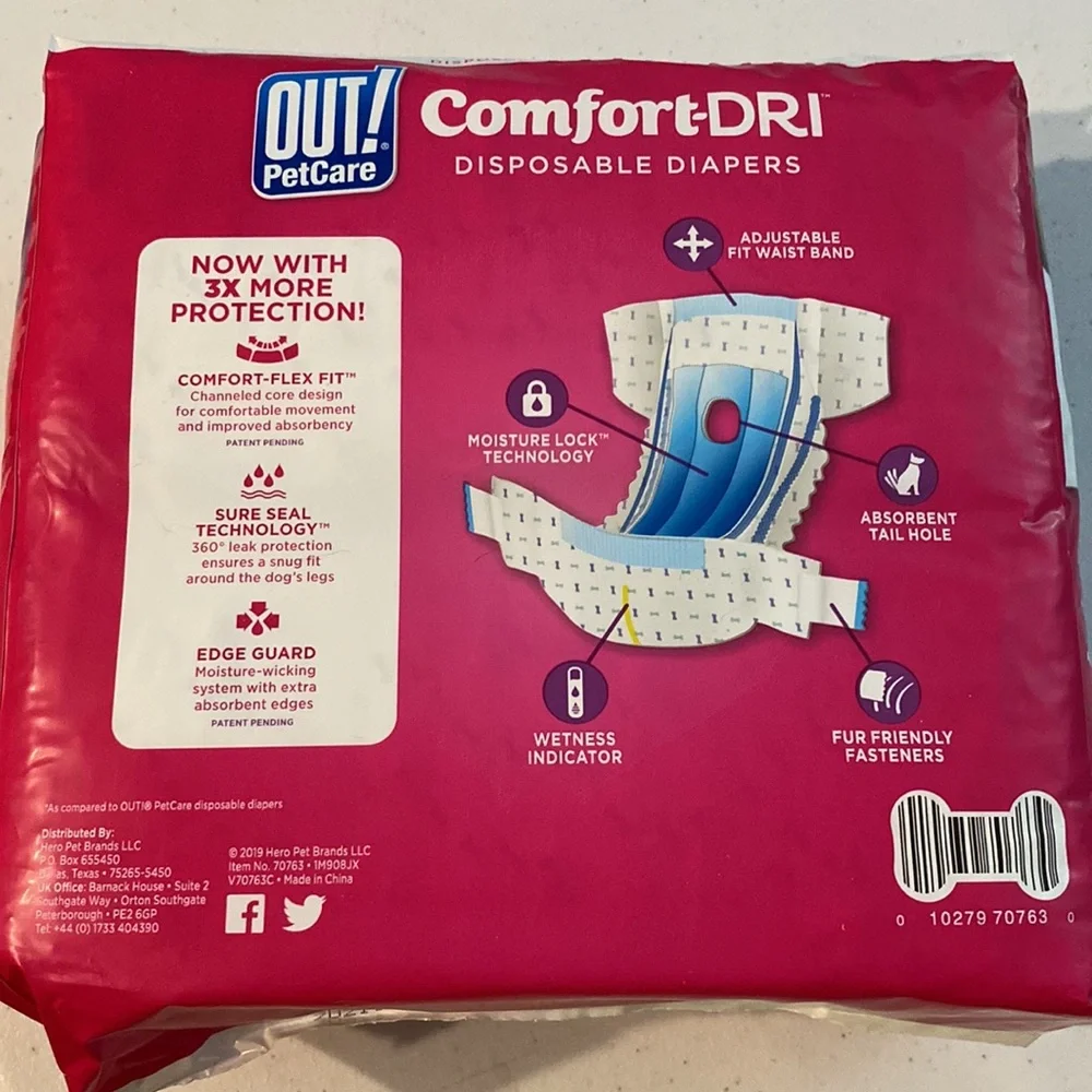 🆕🐶🦴🐾OUT! PetCare disposable doggie diapers🦴🐶🦴🐾